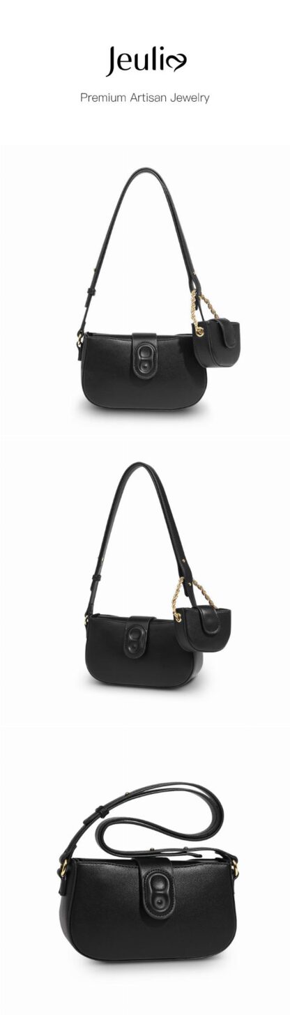 Jeulia Baguette Bag Shoulder Bag with Pouch