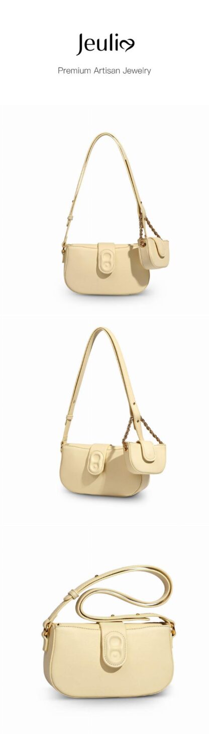 Jeulia Baguette Bag Shoulder Bag with Pouch