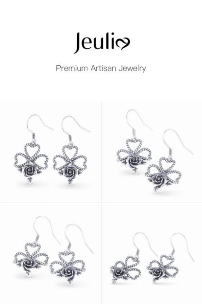 Jeulia Flowering of The Heart Earrings